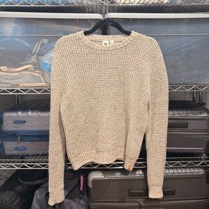 tentree Textured Cream Sweater for Women